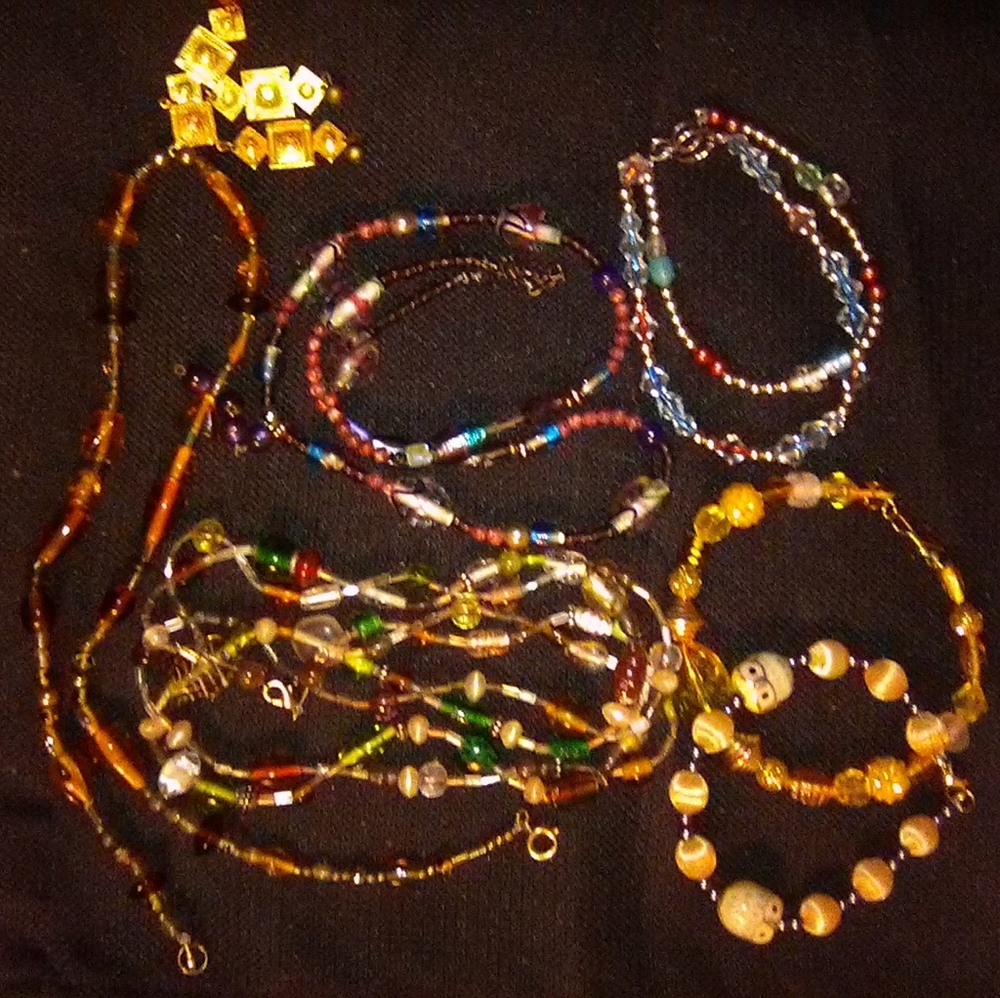 Beaded necklaces